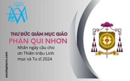 Thu Duc giam muc Giao phan Qui nhon nhan ngay cau cho on Thien trieu Linh muc va Tu si 2024